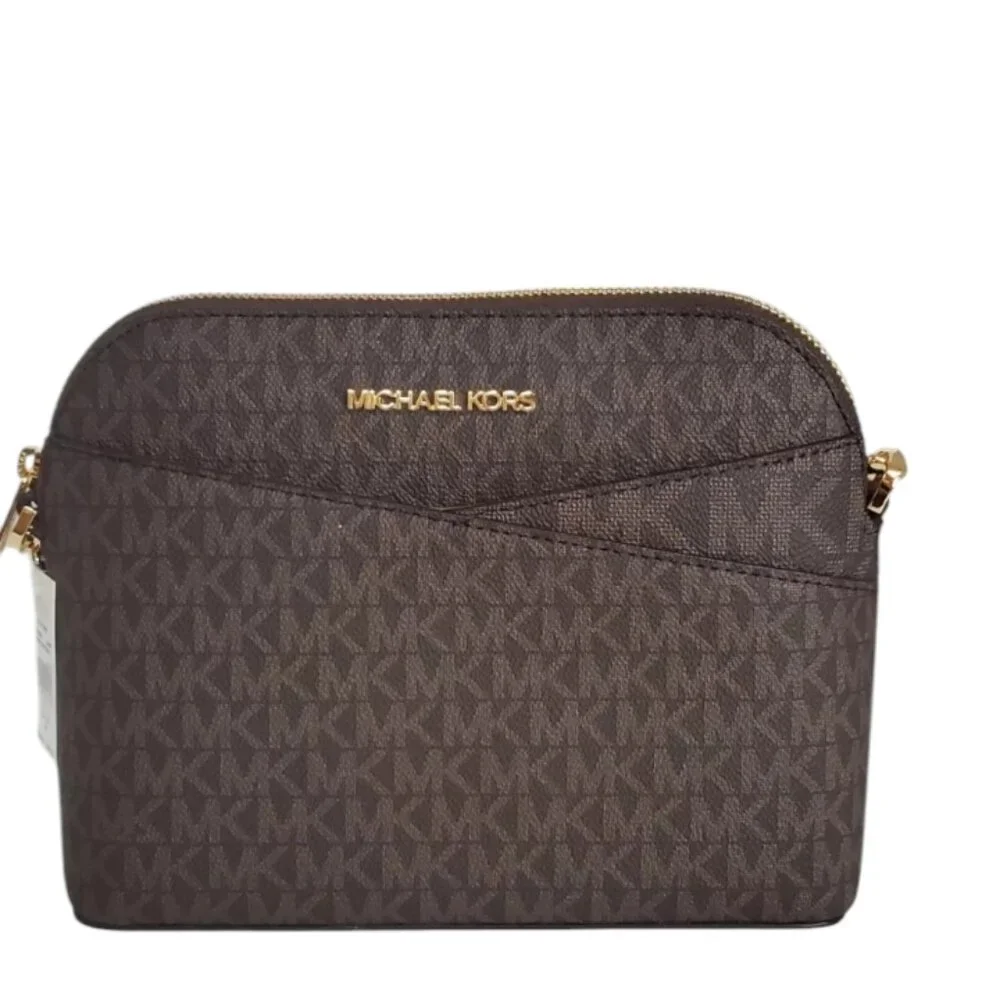MICHAEL KORS  Jet Set Travel  medium  logo Dome  crossbody Bag NWT